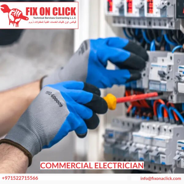 Complex distribution wiring panels optimized by professional commercial electrician team