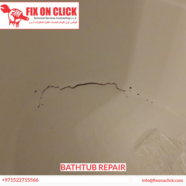 Professional Bathtub Repair Service in Dubai by Fix On Click