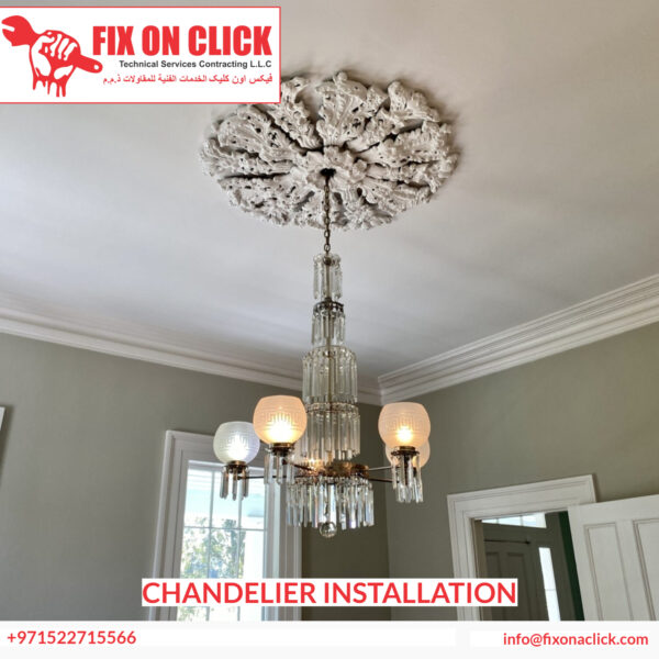 Chandelier Installation
