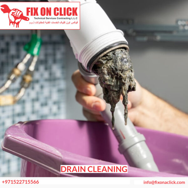 Fix On Click plumber performing extensive mechanical line cleaning operations