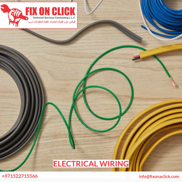 Professional electrical wiring Dubai - Fix On Click licensed electrician