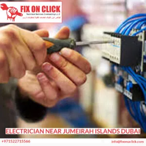 Electrician performing energy audit with thermal imaging in Dubai villa