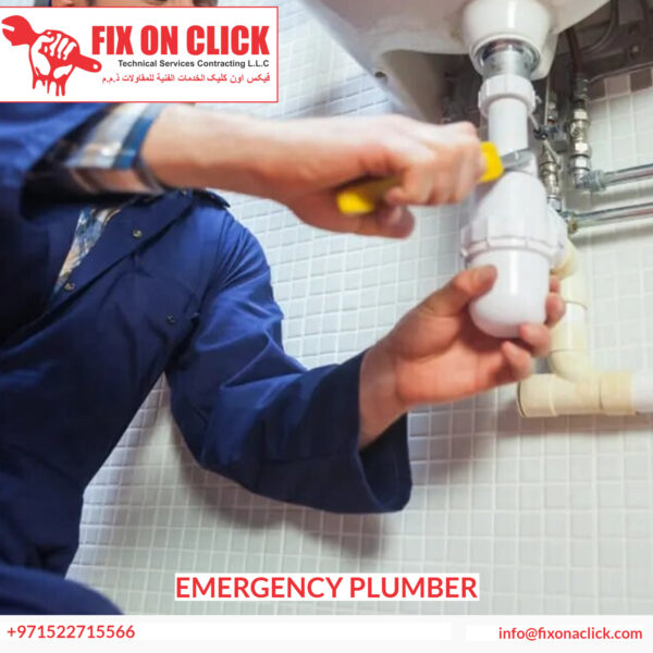 Emergency plumber Dubai 24/7 - Fix On Click rapid response team