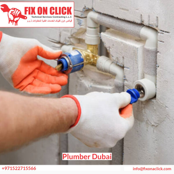 Fix On Click Plumber Dubai specialist diagnosing and executing precise repairs