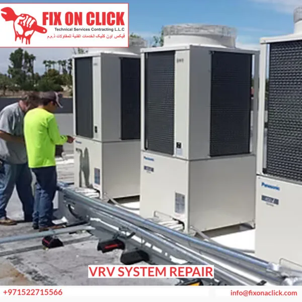 VRV outdoor unit diagnostic testing Dubai - Fix On Click HVAC engineer