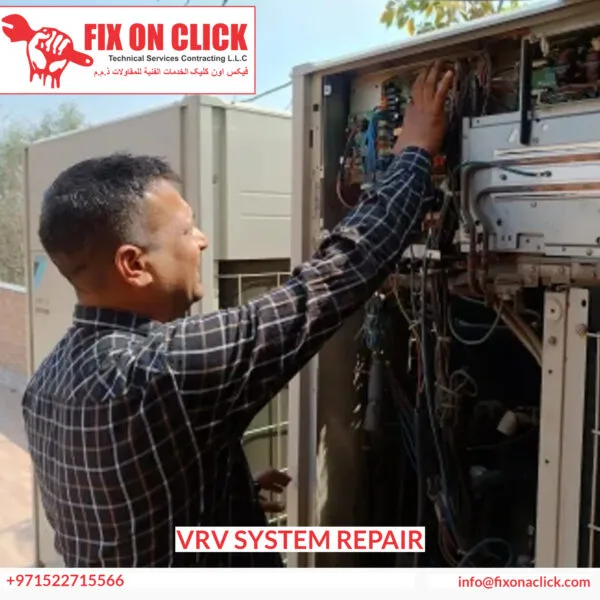 Professional VRV system repair Dubai - Fix On Click HVAC technician