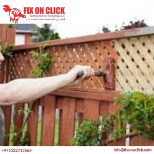 Garden Fence Painting
