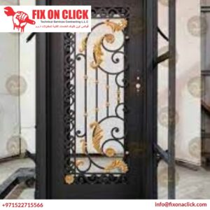 Metal Door Painting