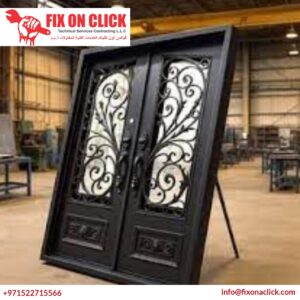 Metal Door Painting