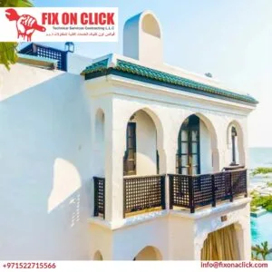 Exterior and Interior Villa Painting in Dubai by professional Fix On Click painters