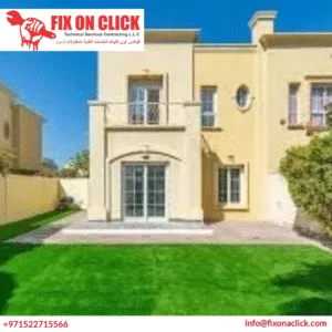 Fix On Click master painter applying premium finish to a luxury Dubai villa interior
