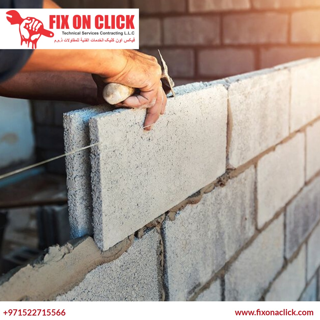 Fix On A Click Trusted Masonry Service Company Dubai