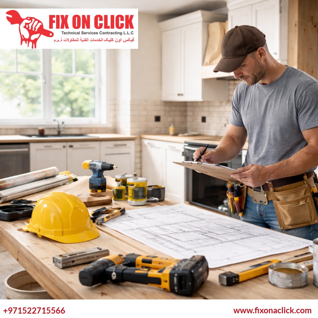 Why Choose Fix On A Click Renovation Service Dubai