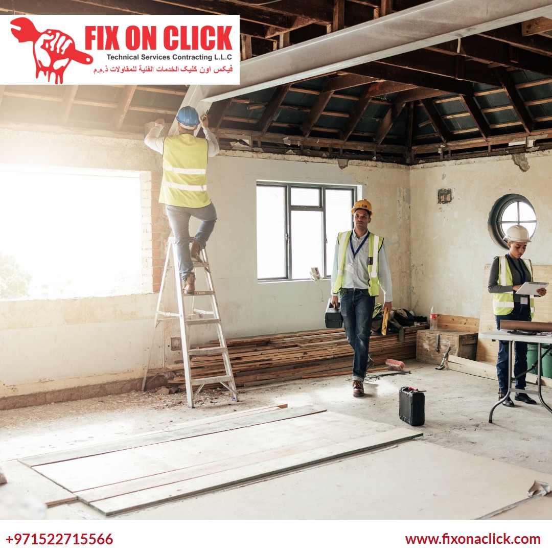Fix On A Click Full Renovation Service Scope Dubai