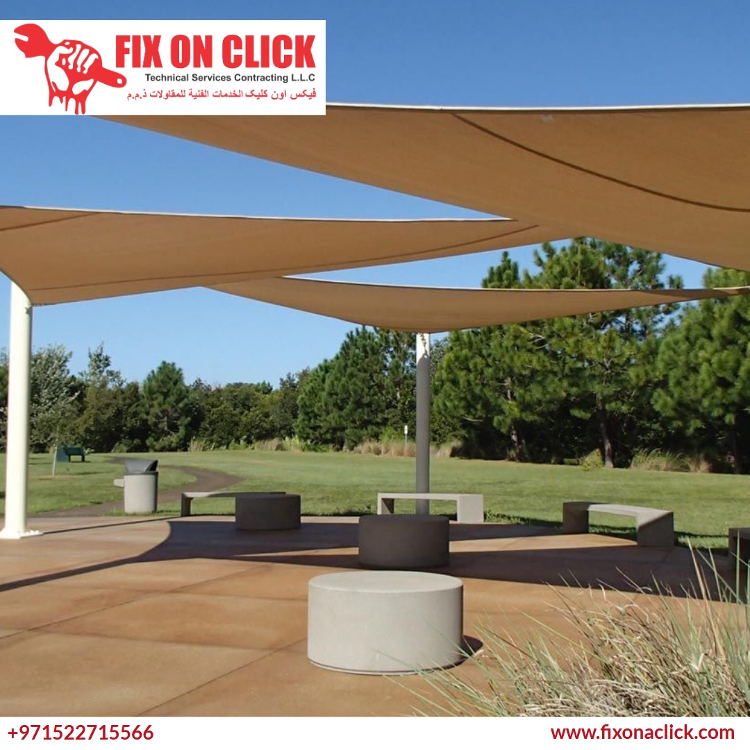 Fix On A Click Trusted Shade Installation Company Dubai