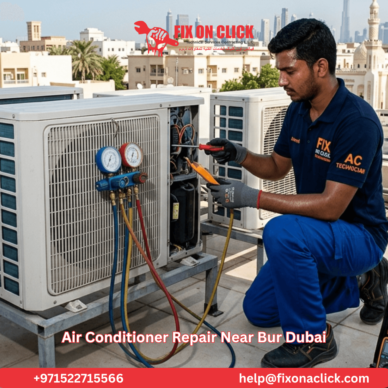 AC Repair Service in Bur Dubai by Fix on Click