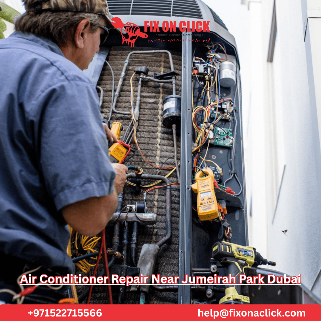 Fix on Click AC repair and maintenance for Jumeirah Park Dubai homes