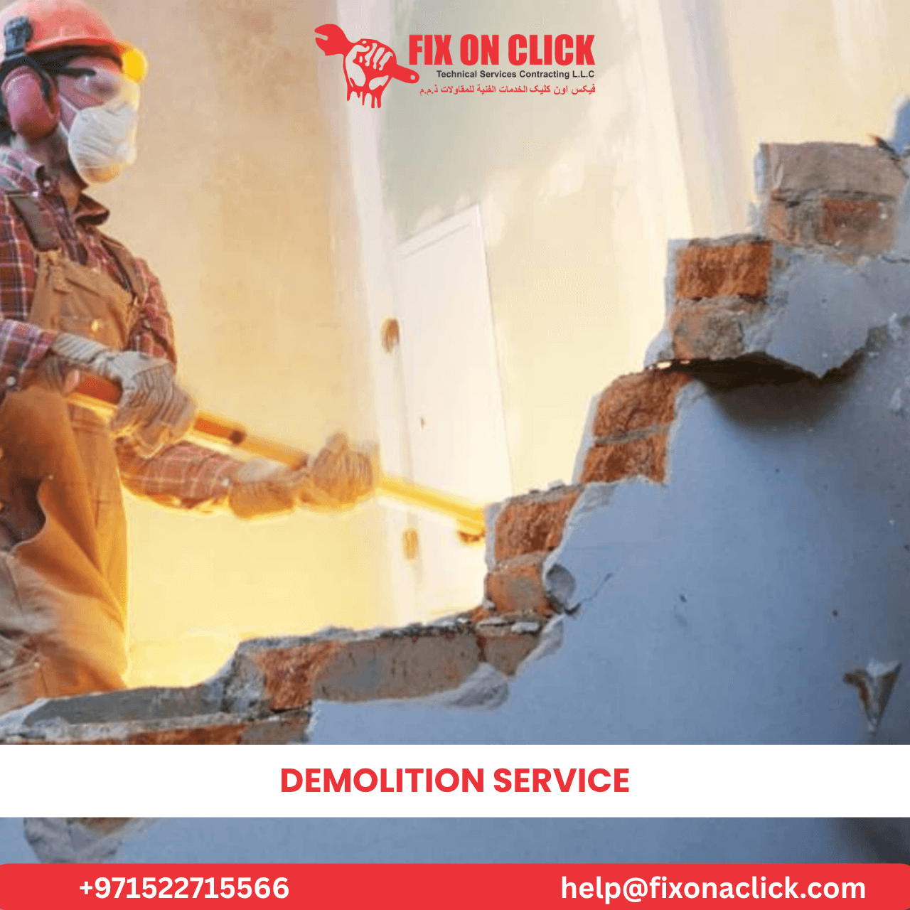 Structural Demolition Dubai Structural demolition and debris removal in Dubai commercial building