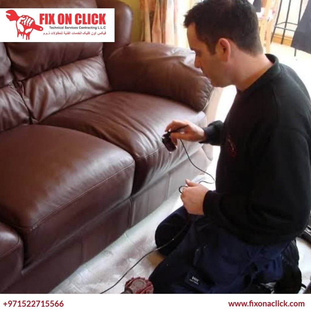 Fix On Click team repairing a sofa frame