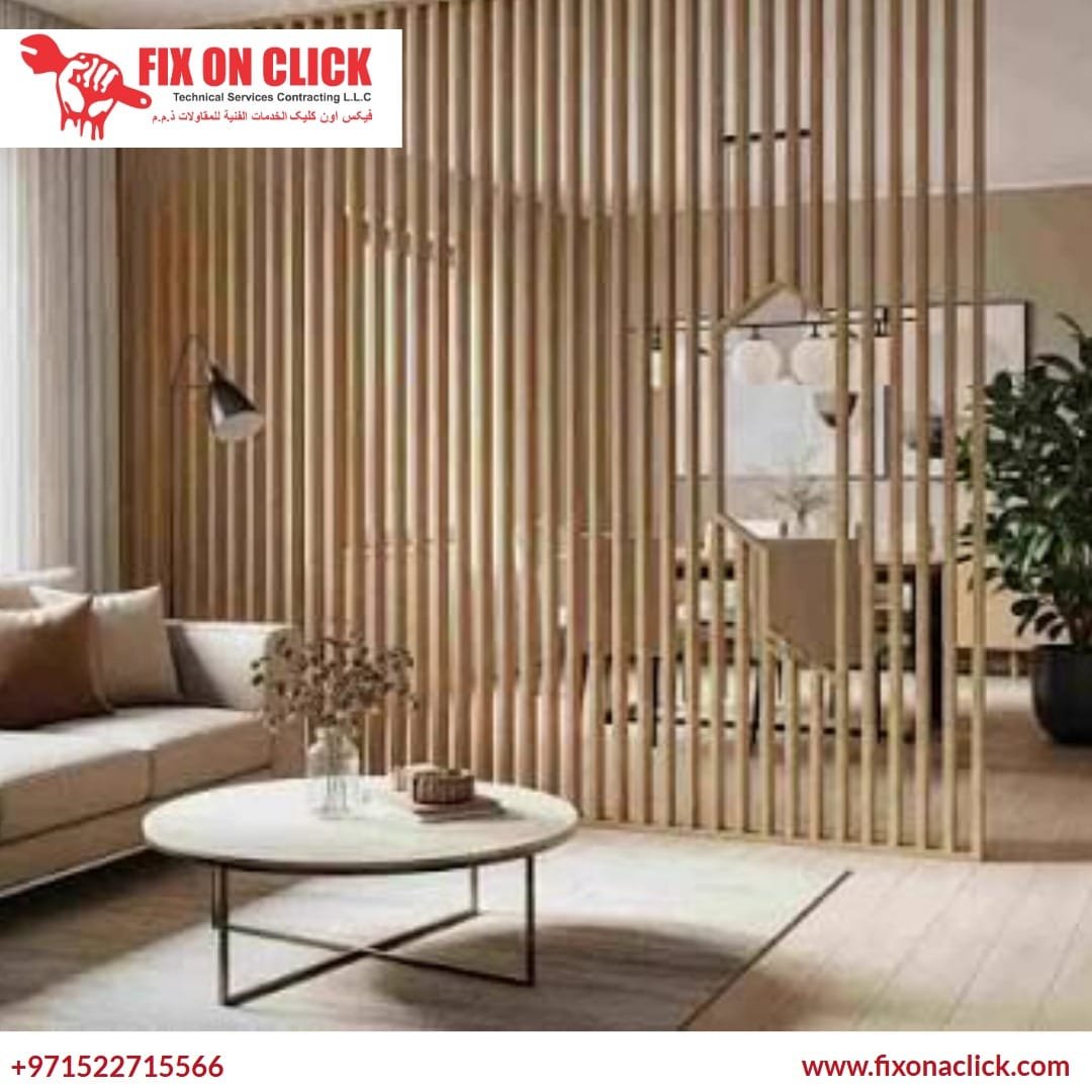 Custom Wooden Partitions in Dubai